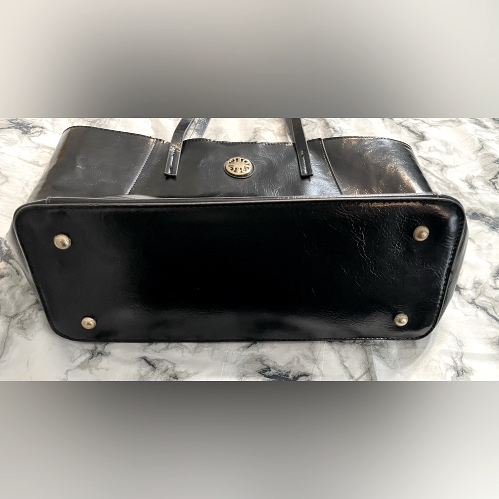CHARMING CHARLIES Medallion maxi Tote bag color black  size 13x11 NWOT - Picture 8 of 9